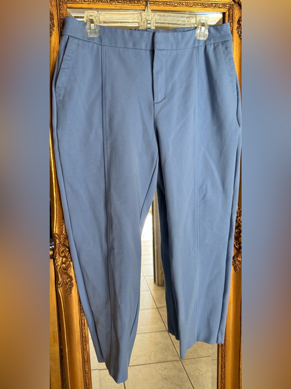 Eloquii Tailored Blue Dress Ankle Pants